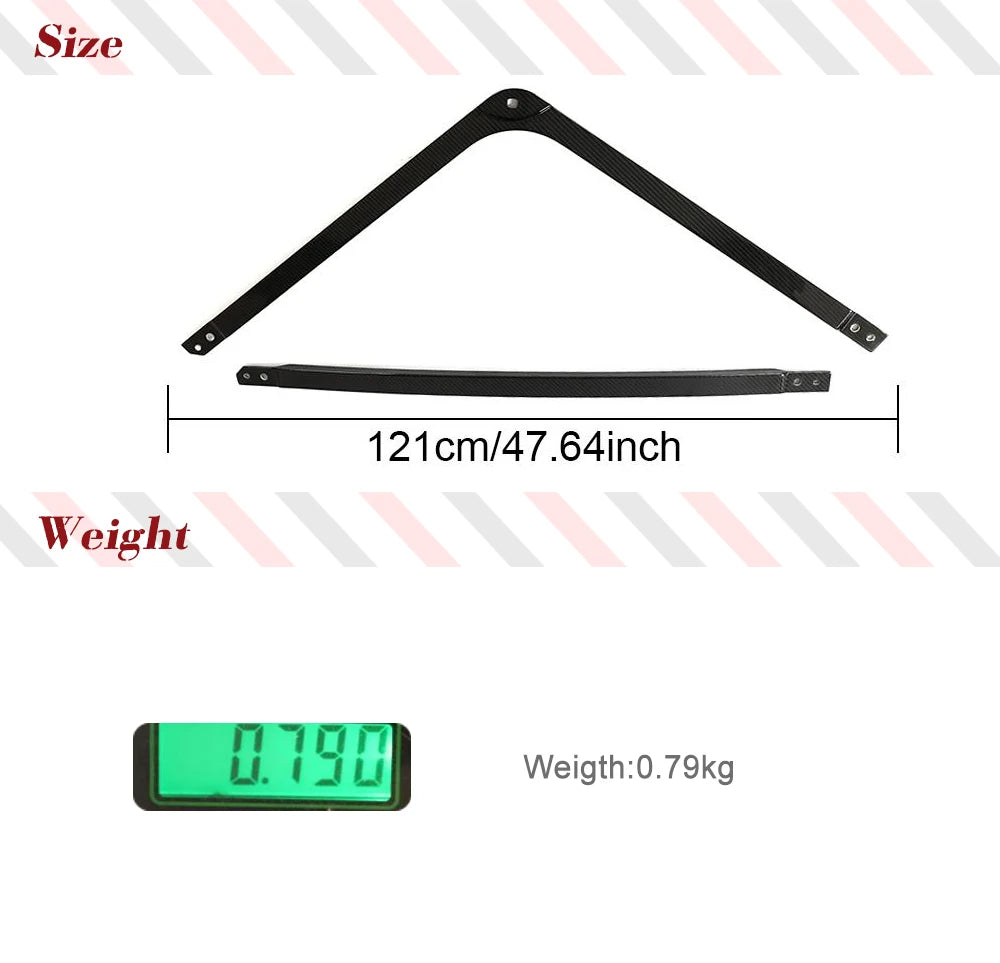 Velox Racing™ Dry Carbon Fiber Engine Bonnet Hood & Strut Brace for BMW G80 M3/G82 G83 M4 (2021-2023)