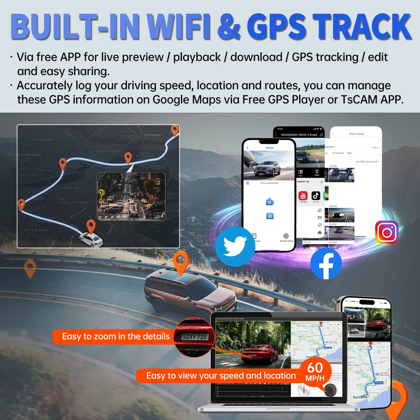 Velox Racing™ Dashcam