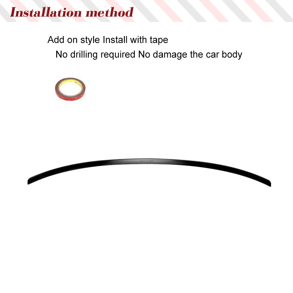 Velox Racing™ Glossy Black Rear Trunk Spoiler for BMW 5 Series I5 G60/G61 M Sport (2024)