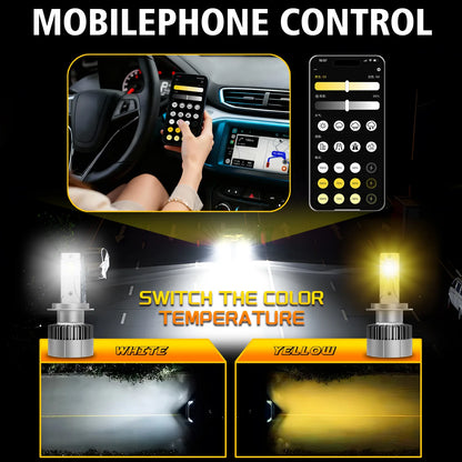 Strobe LED Color Changing Bulbs (White Yellow)