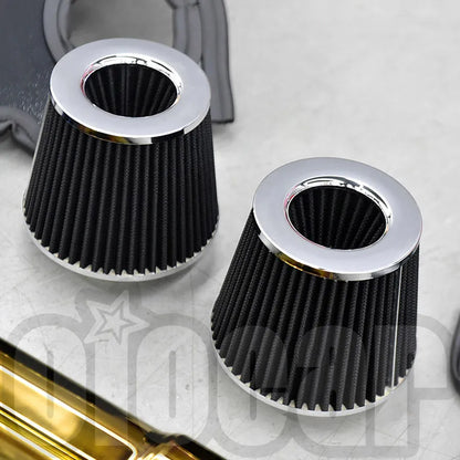 Velox Racing™ High Air Flow Intake Kit S58 Engine Titanium for BMW G87 M2 G80 M3 G82 M4