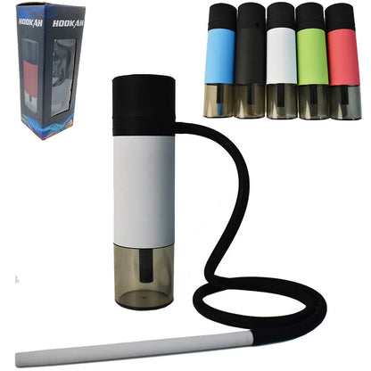 Velox Racing™ Portable Cup Hookah Set with Protective Cover – Indoor/Outdoor Shisha Narguile