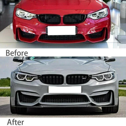 Velox Racing™ Carbon Fiber Front Bumper Splitter for BMW F80/F82/F83 M3/M4 (2015-2020)