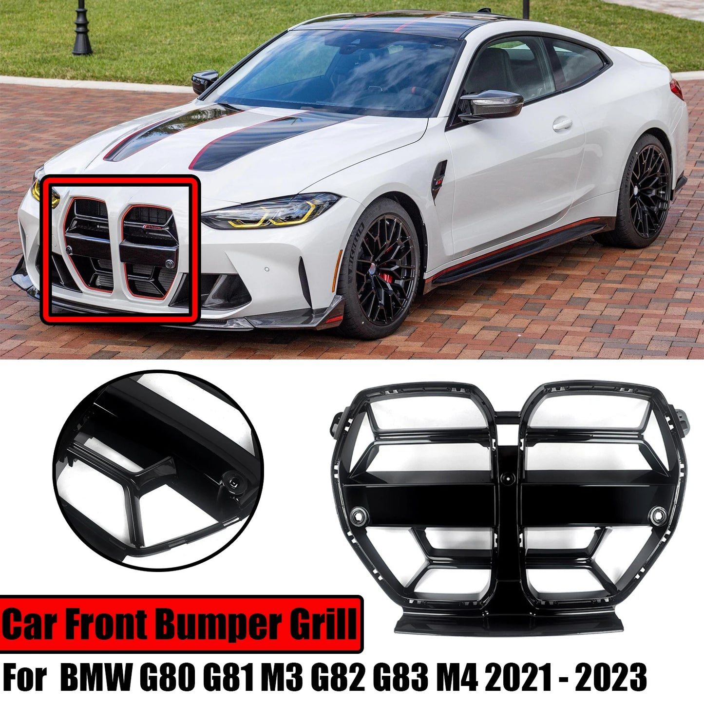 Velox Racing™ Kidney Grills For BMW G80 M3 G82 M4 2021-2023