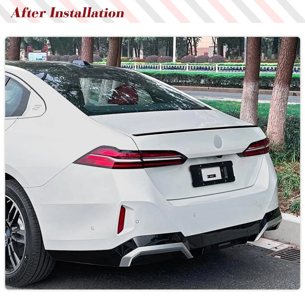Velox Racing™ Glossy Black Rear Trunk Spoiler for BMW 5 Series I5 G60/G61 M Sport (2024)