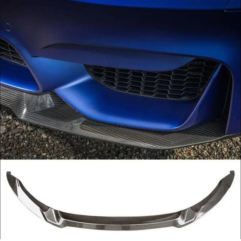 Velox Racing™ Carbon Fiber Front Bumper Splitter for BMW F80/F82/F83 M3/M4 (2015-2020)