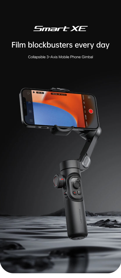 Velox Racing™ 3-Axis Smartphone Gimbal Stabilizer for iPhone & Samsung – Anti-Shake Video Recording