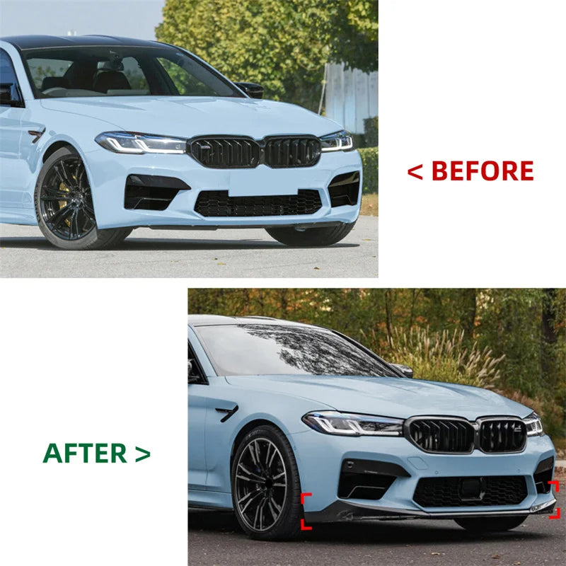 Velox Racing™ Front Bumper Lip Splitter Kit for BMW 5 Series M5 F90 LCI (2021-2024)