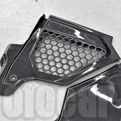 Velox Racing™ High Quality Dry Carbon Fiber Filter Water Cowl Panel Cover for BMW G87 M2 G80 G81 M3 G82 G83 M4